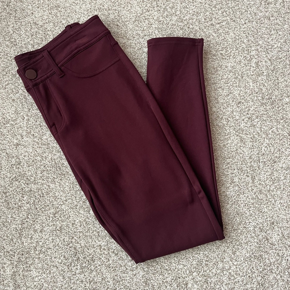 Seven7 Burgundy Leggings